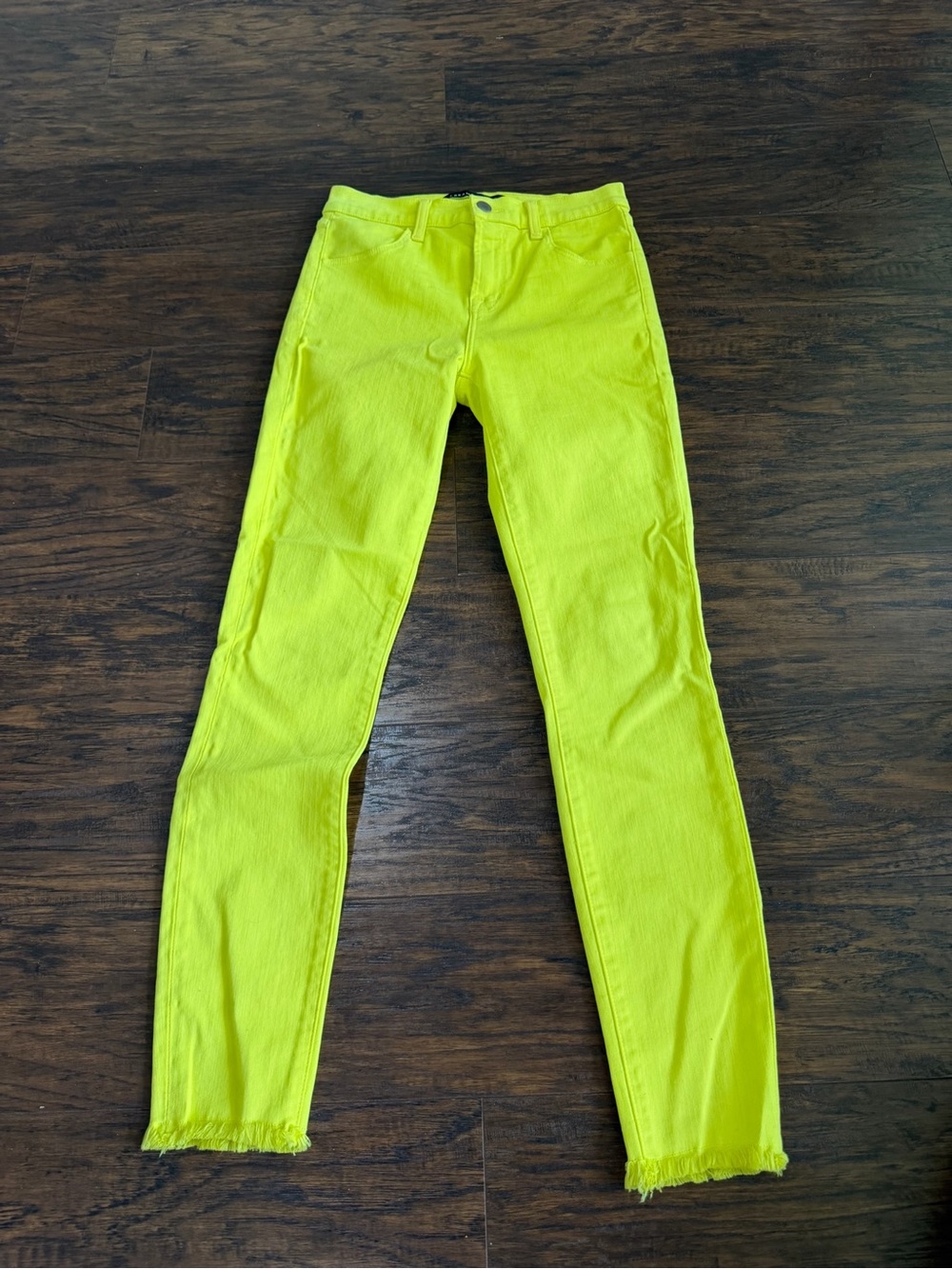 J Brand for Neiman Marcus Women's Yellow Jeans Size 24